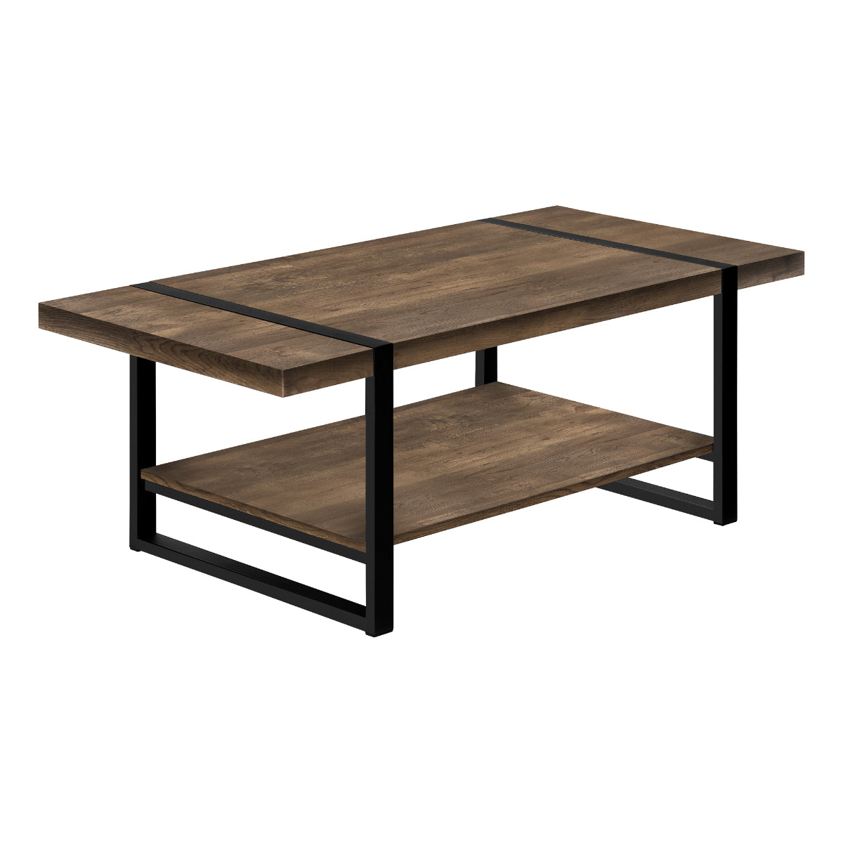 Amari - Coffee Table - Faux Brown Wood