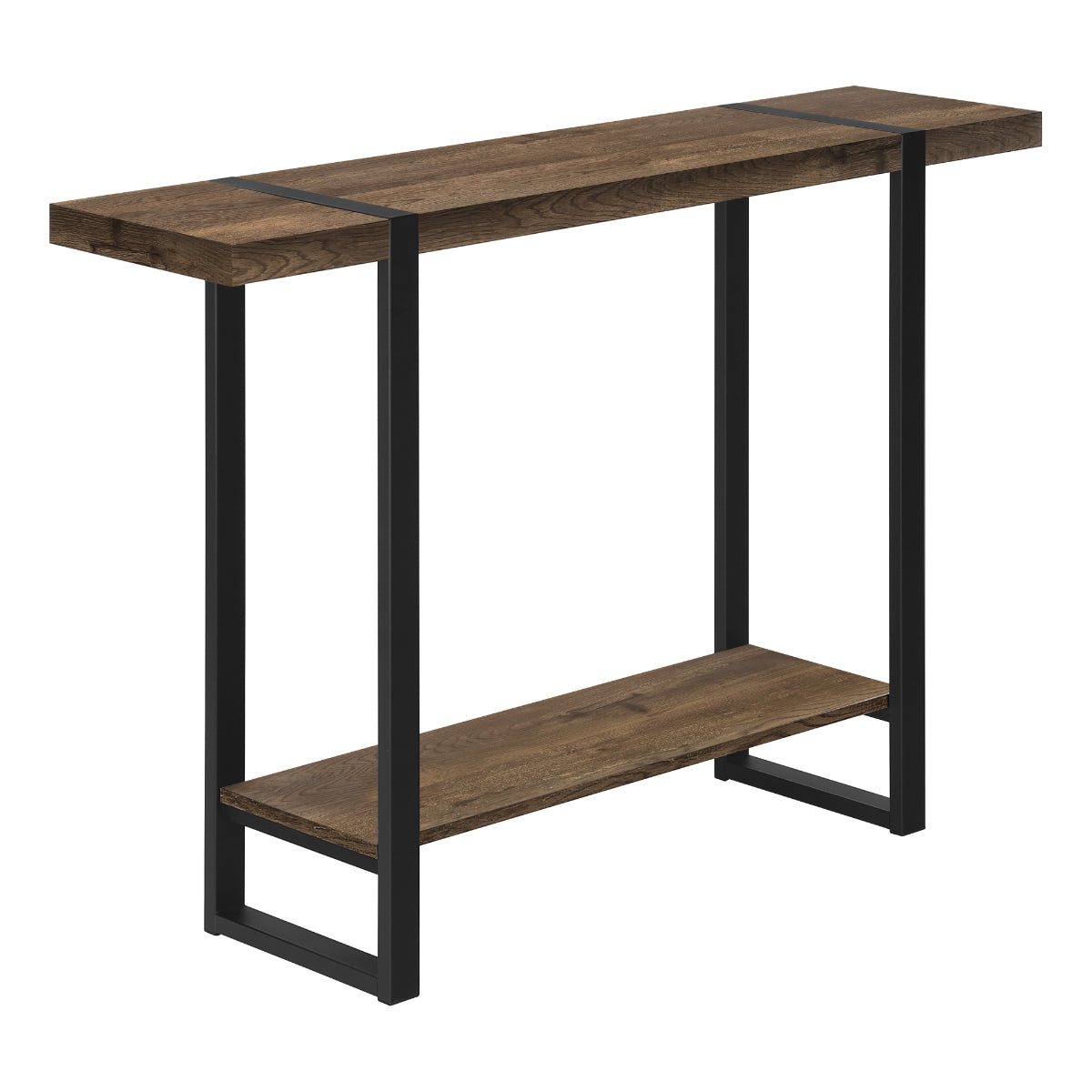 Amari - Console Table - Faux Brown Wood