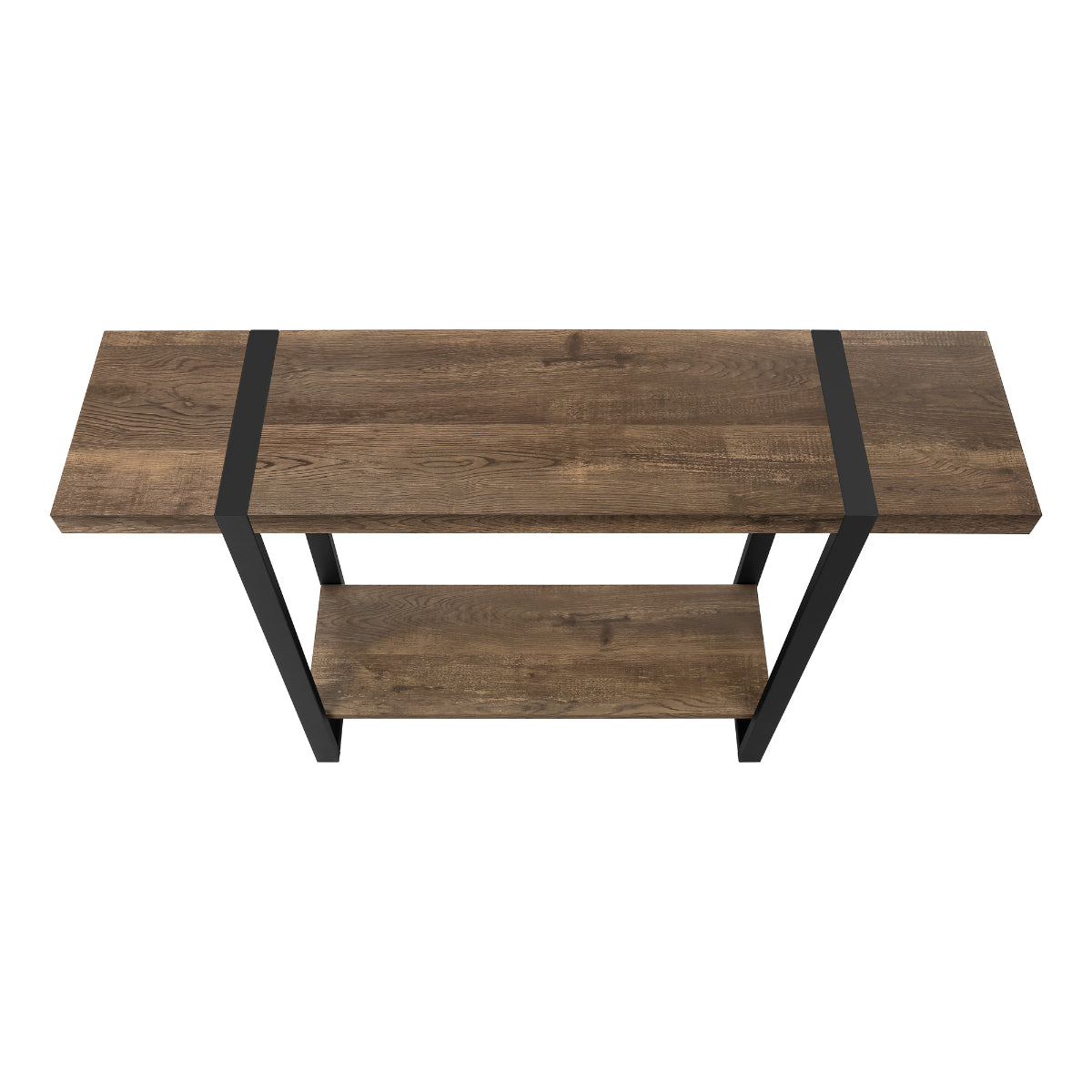 Amari - Console Table - Faux Brown Wood