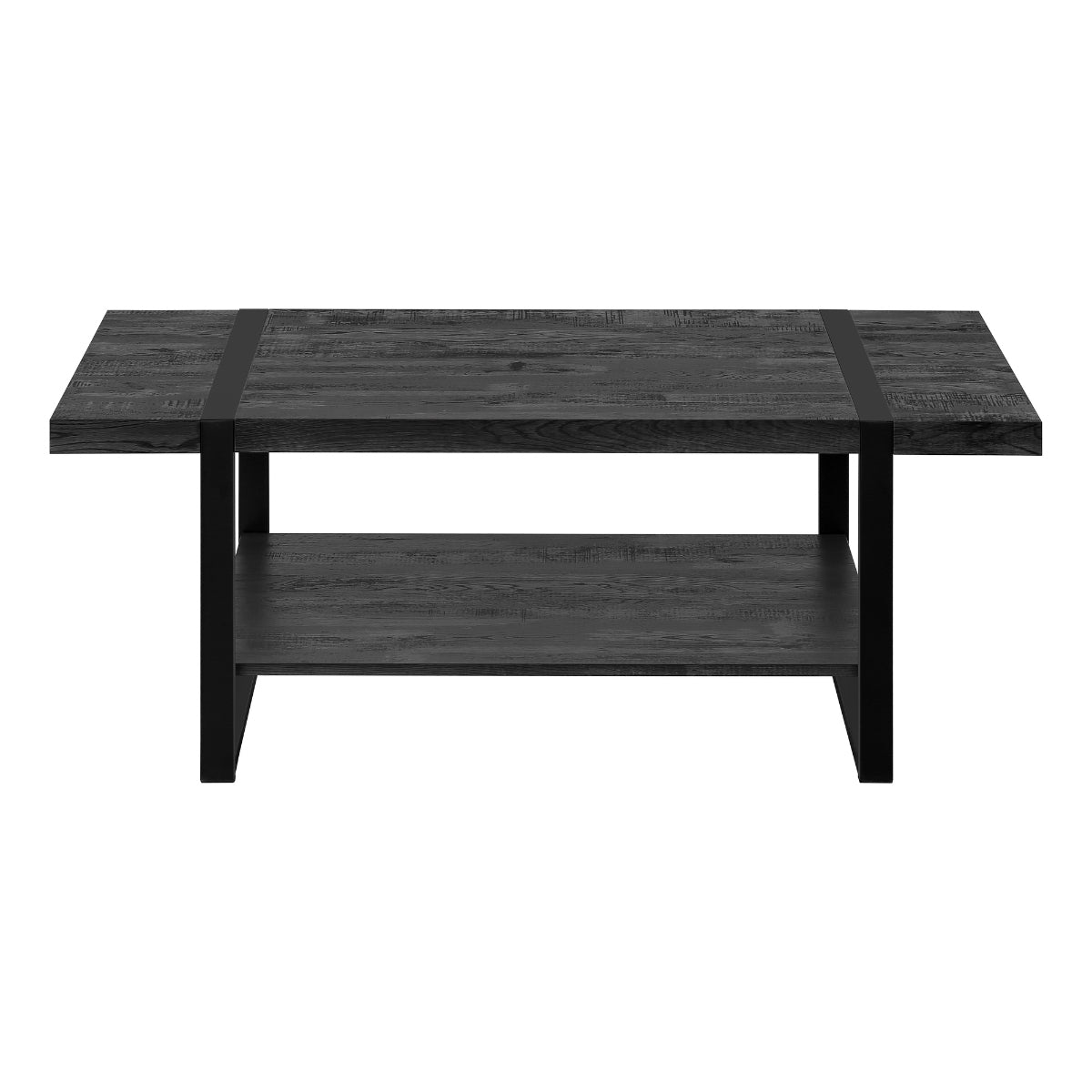 Amari - Coffee Table - Black Faux Wood