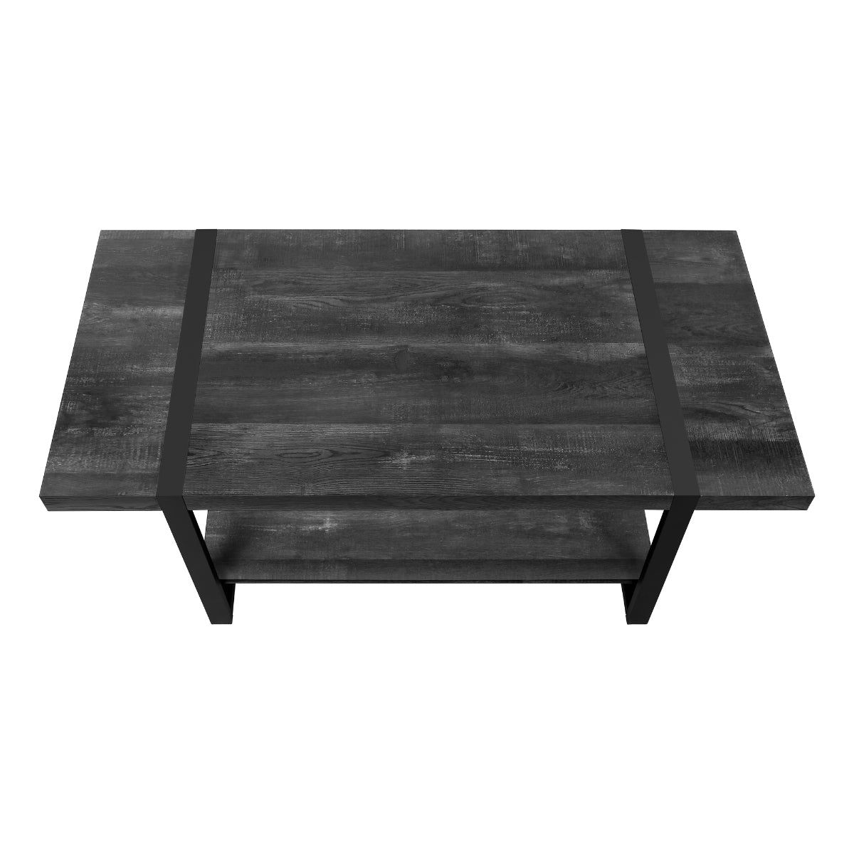 Amari - Coffee Table - Black Faux Wood