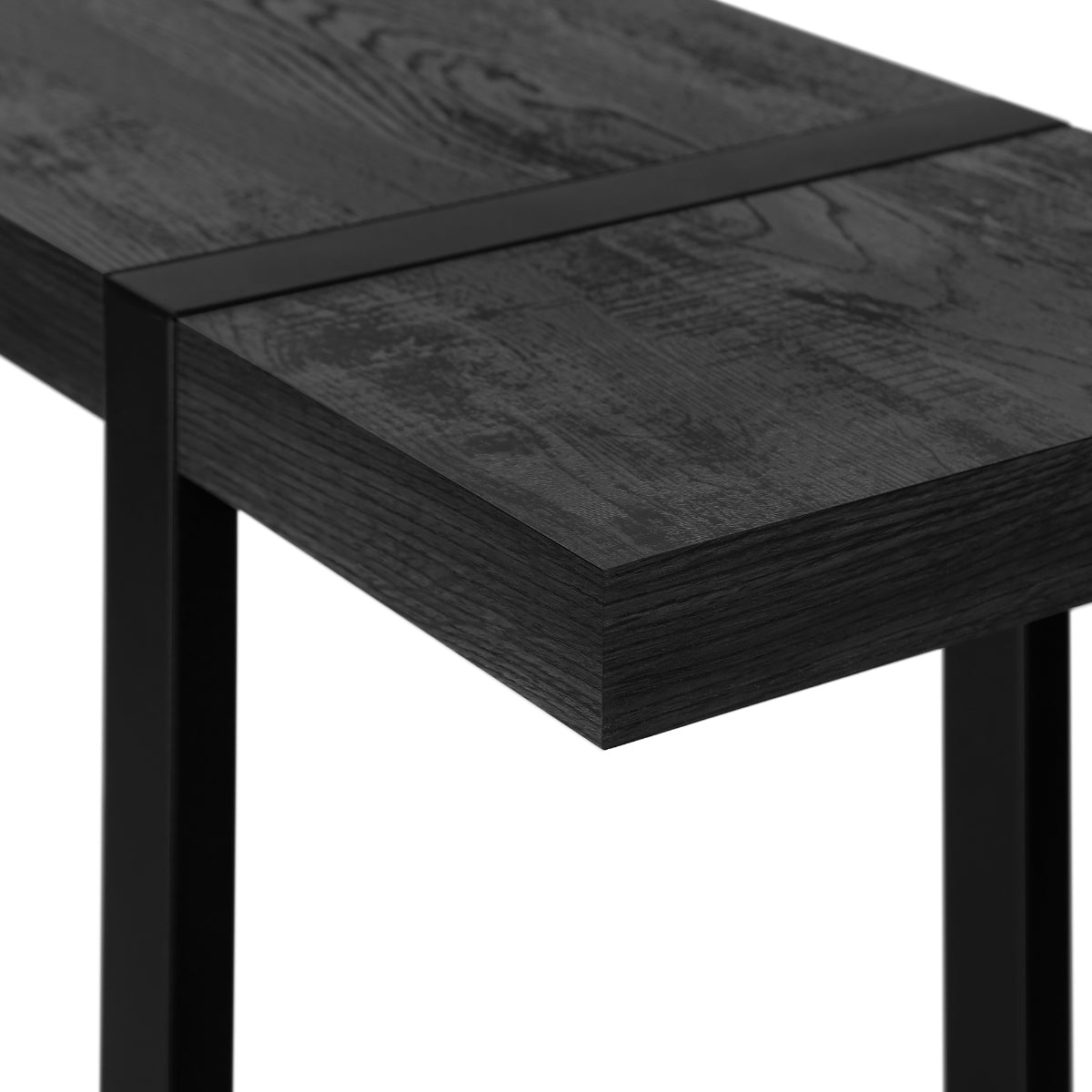 Amari - Console Table - Black Faux Wood