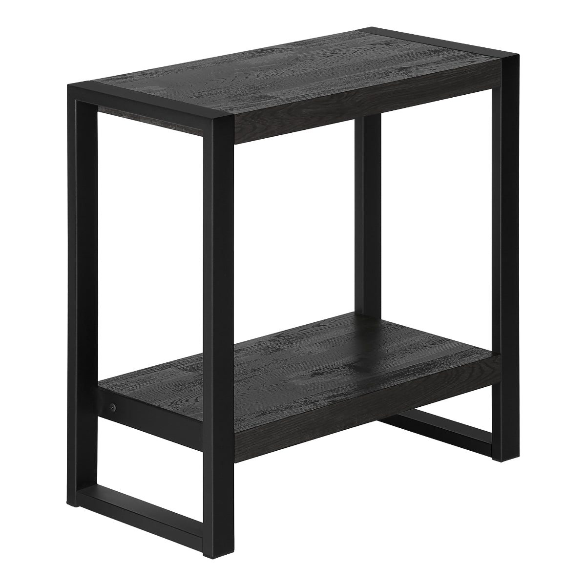 Amari - Side Table - Black Faux Wood