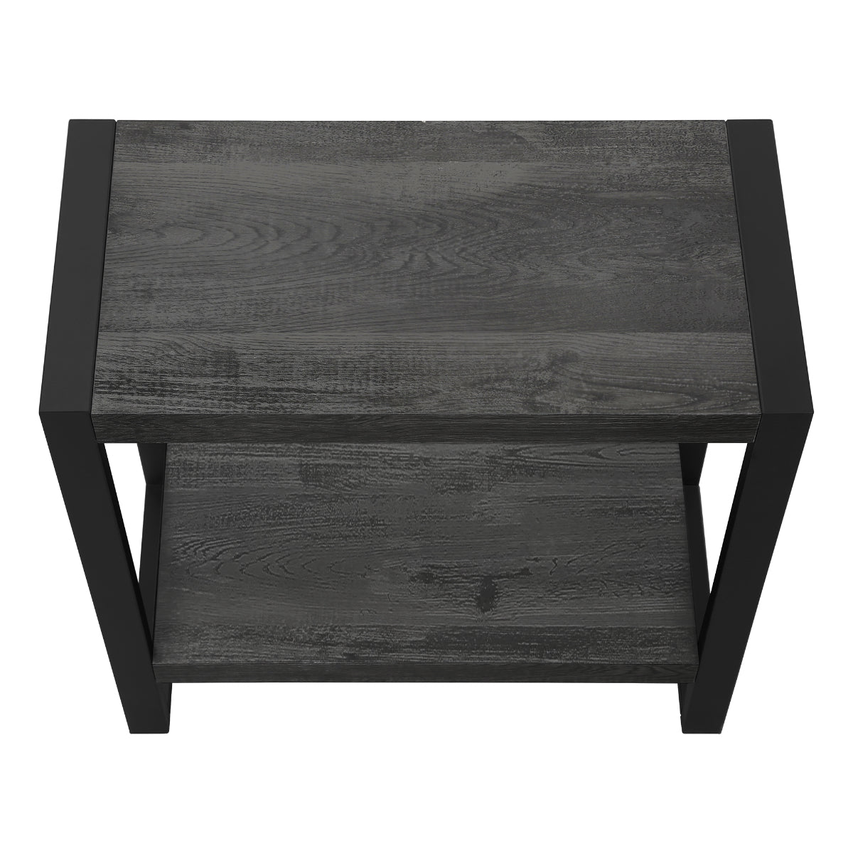 Amari - Side Table - Black Faux Wood