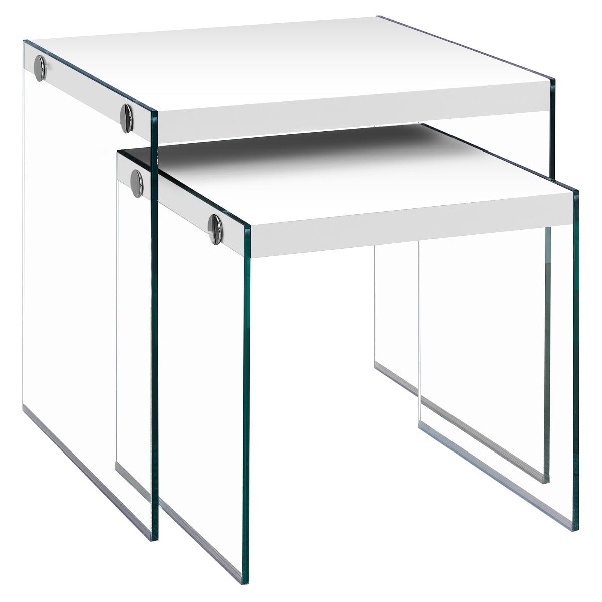 Milo - Nesting Tables - Glossy White