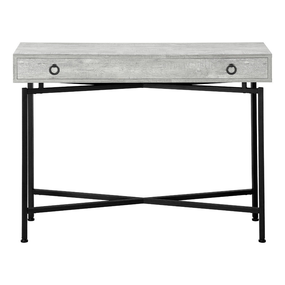 Mathis- Console Table - Gray Faux Wood