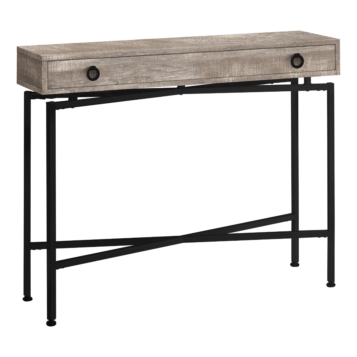 Mathis- Console Table - Taupe Faux Wood