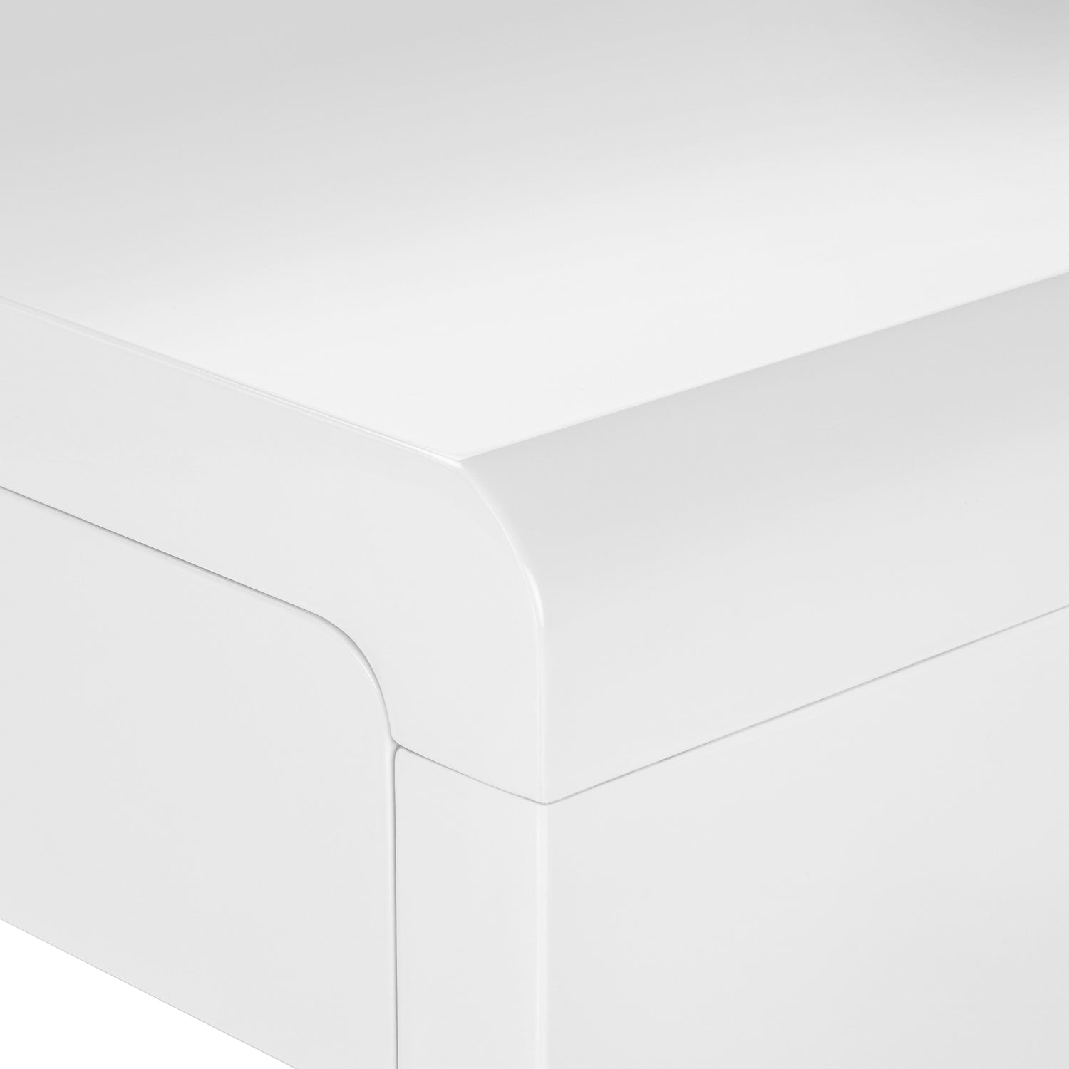 Alarion - Corner Desk - Glossy White