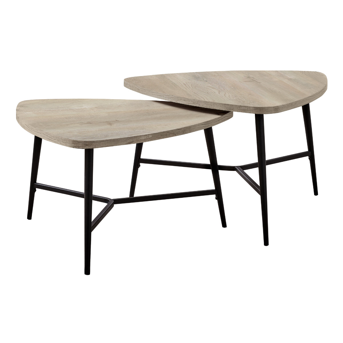 Anaïs - Coffee table set - Faux Wood Taupe