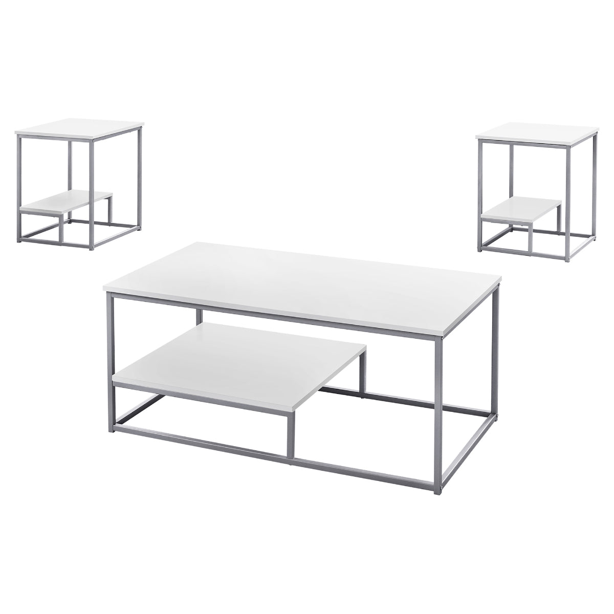 Noah - Coffee table set - White