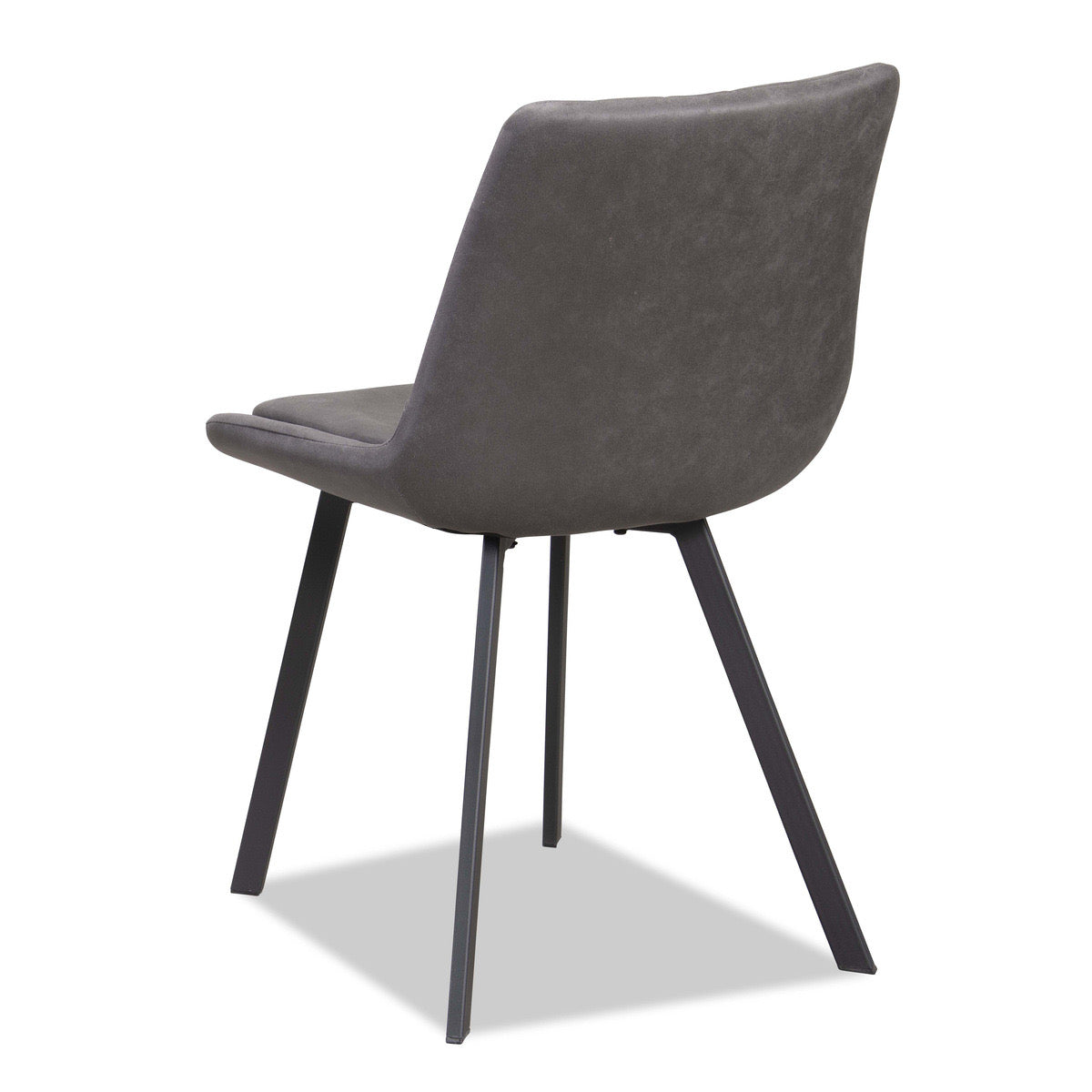 Carrie - Chaise de Salle à Manger - Tissu Gris Anthracite