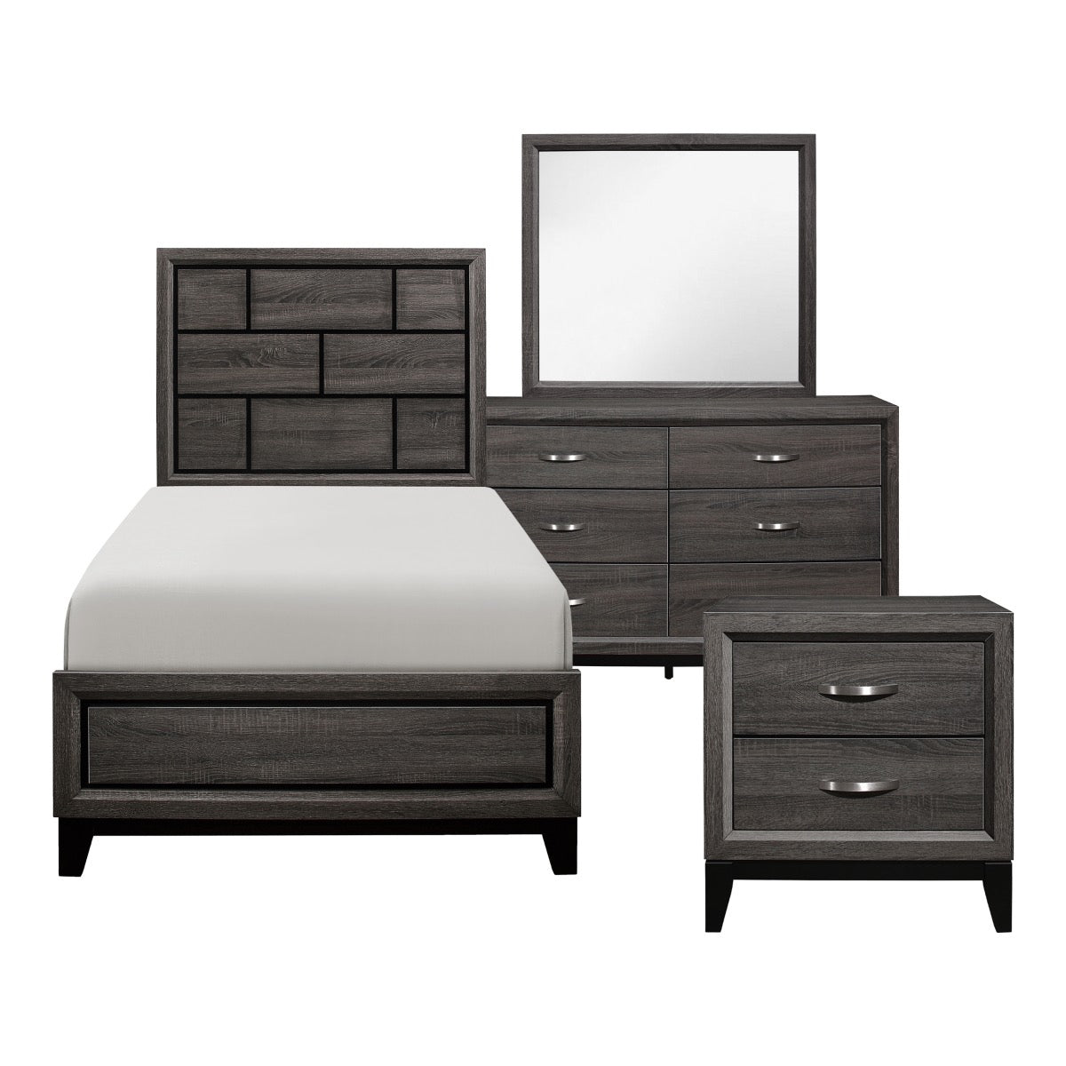 Davi - Bedroom Set - Grey