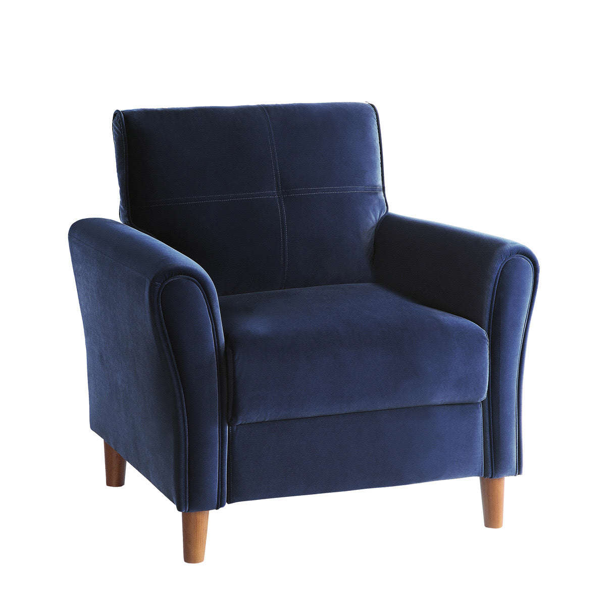 Dunleith - Armchair - Blue Velvet