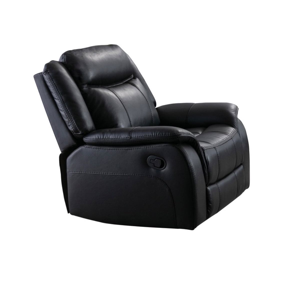 Paxton - Recliner - Black Leather