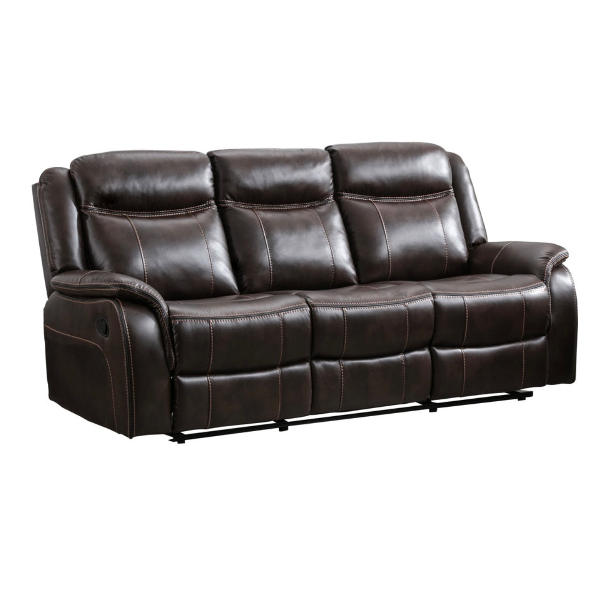 Paxton - Reclining Sofa - Brown Leather
