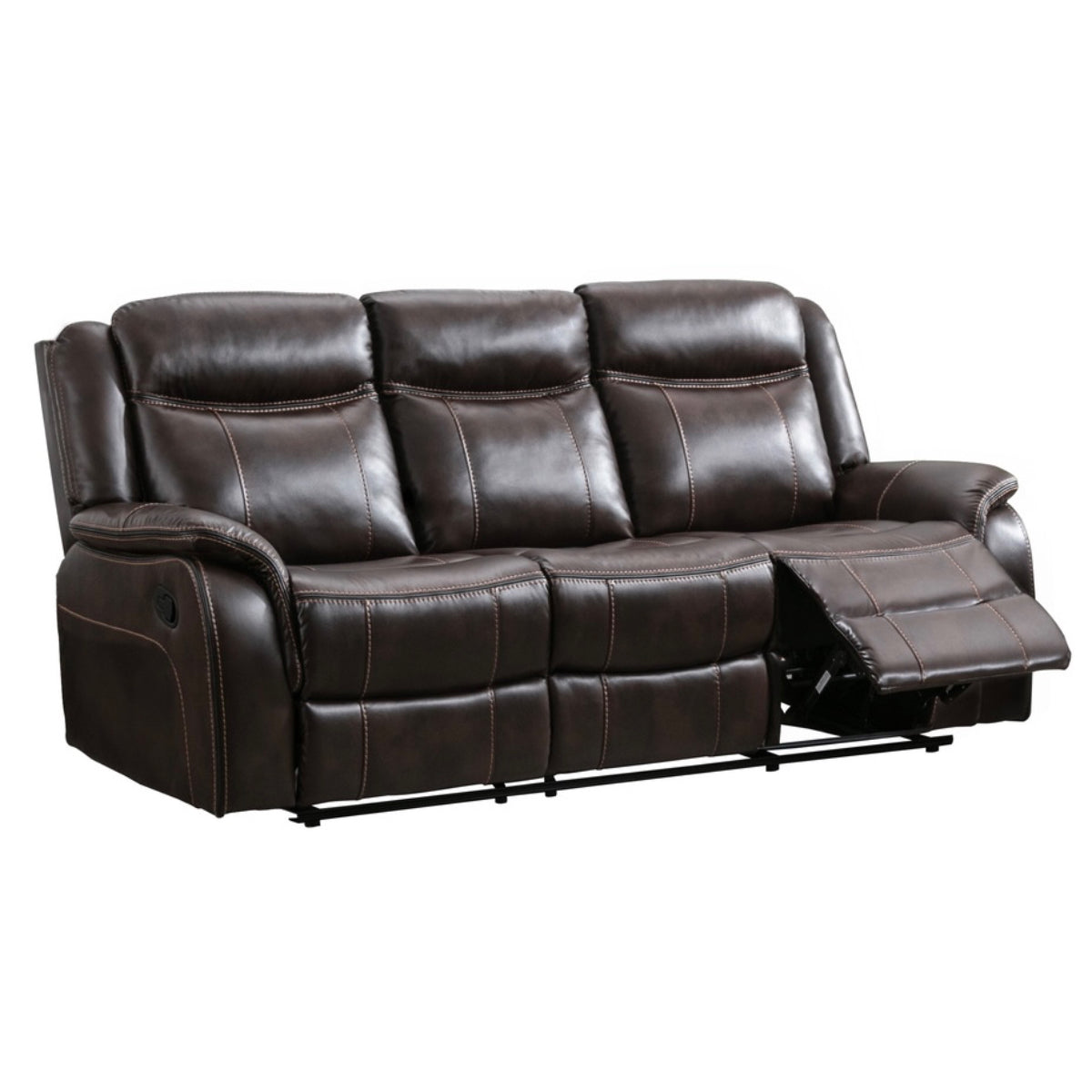 Paxton - Reclining Sofa - Brown Leather