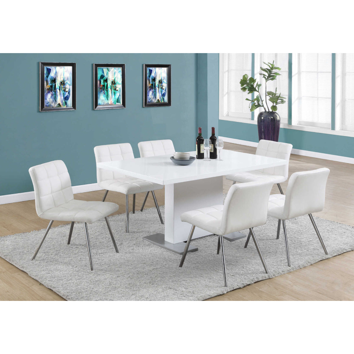 Marco - Dining Table - Glossy White