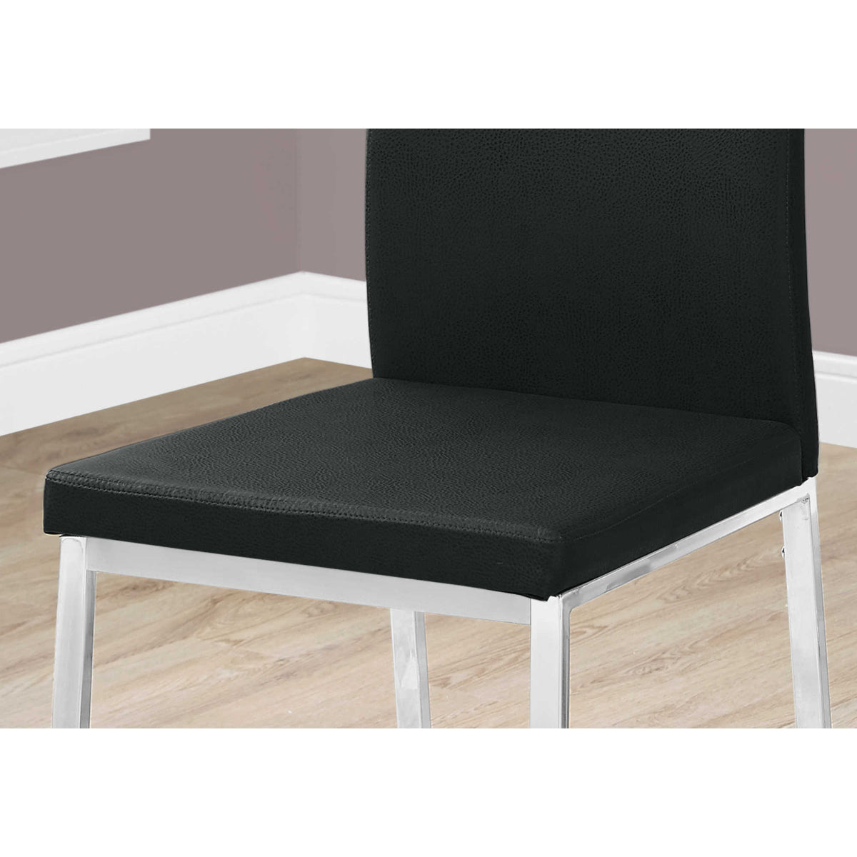 Talia - Chaise de Salle à Manger - Simili-Cuir Noir