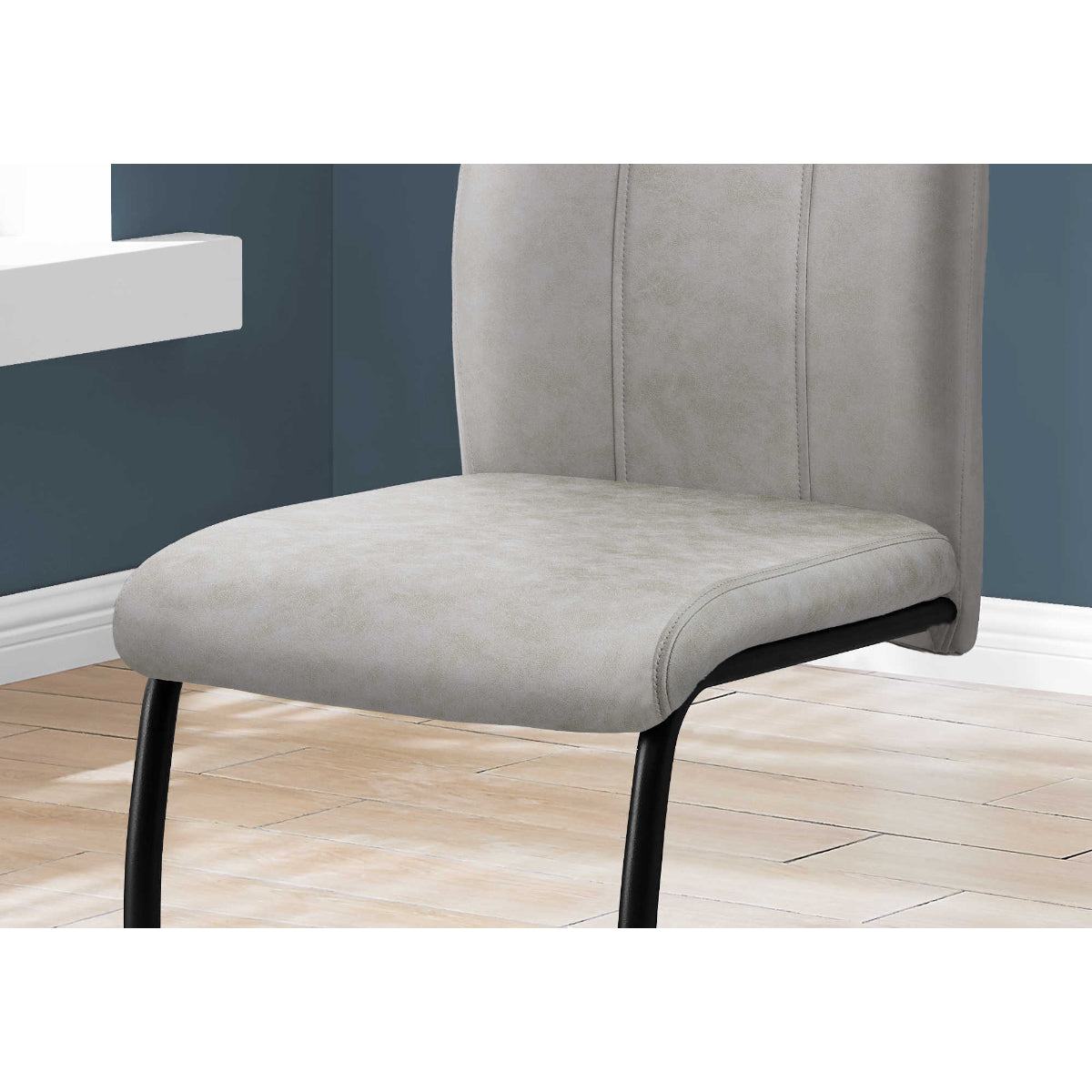 Alina - Chaise de Salle à Manger - Tissu Gris