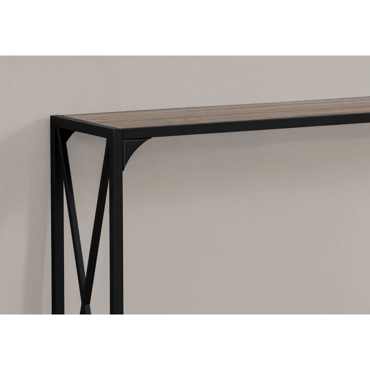 Caroline - Console Table - Dark Taupe