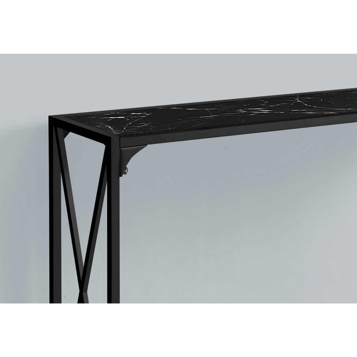 Caroline - Console Table - Black Marble
