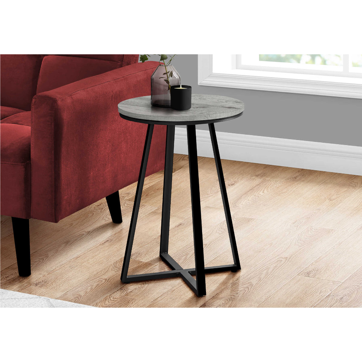 Florence - Side Table - Gray