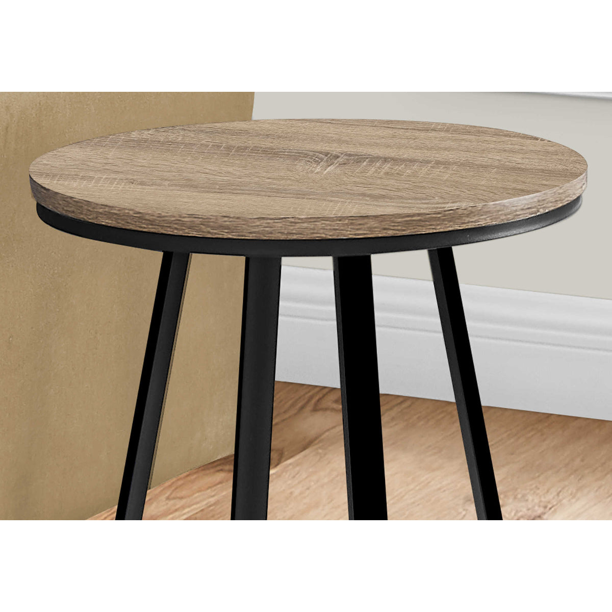Florence - Side Table - Dark Taupe
