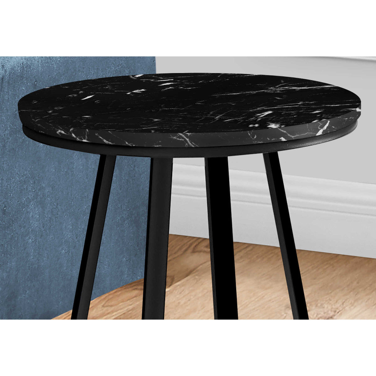 Florence - Side Table - Black Marble