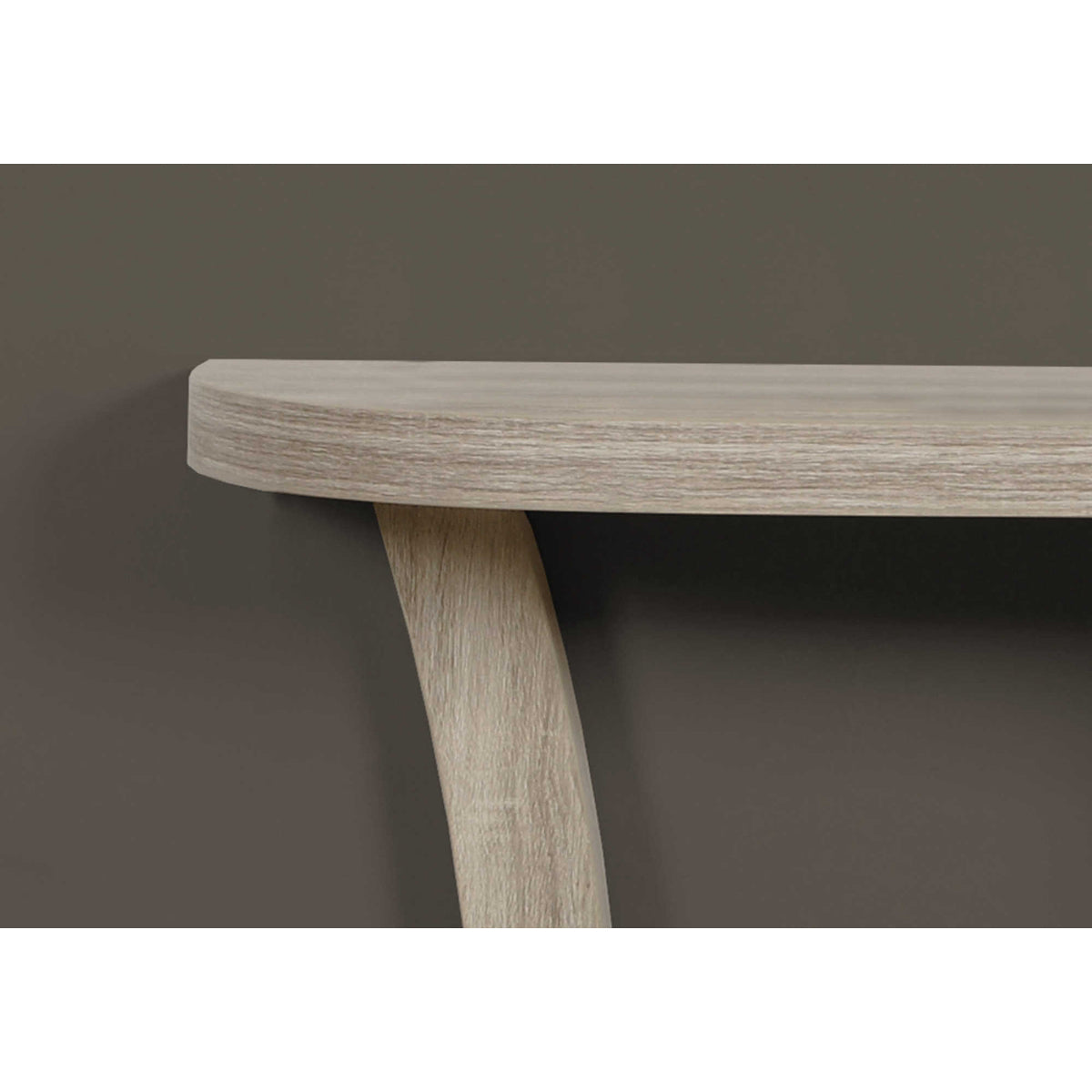 Edith - Console Table - Dark Taupe