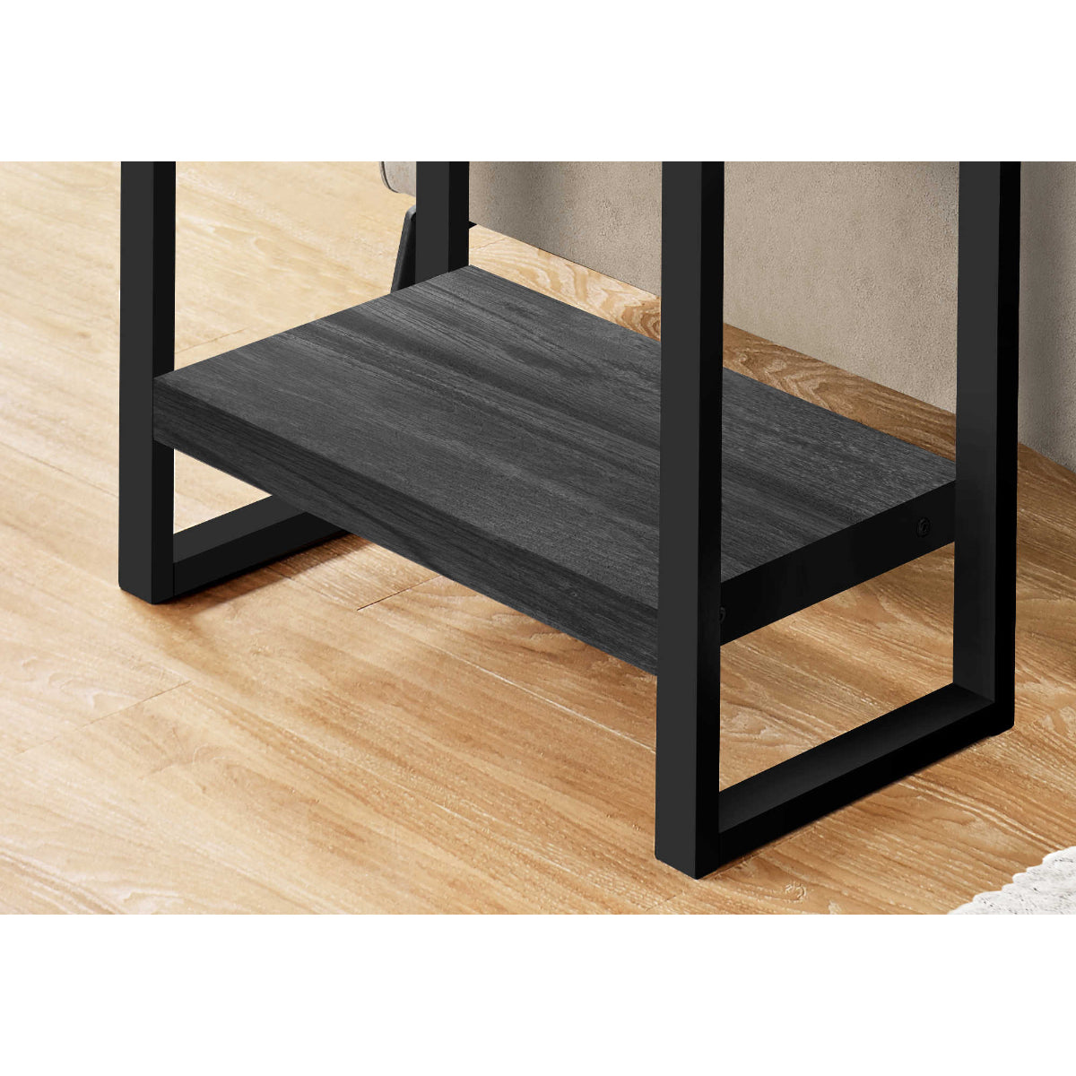 Amari - Side Table - Black Faux Wood