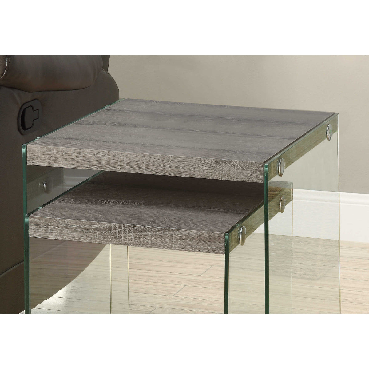 Milo - Nesting Tables - Dark Taupe