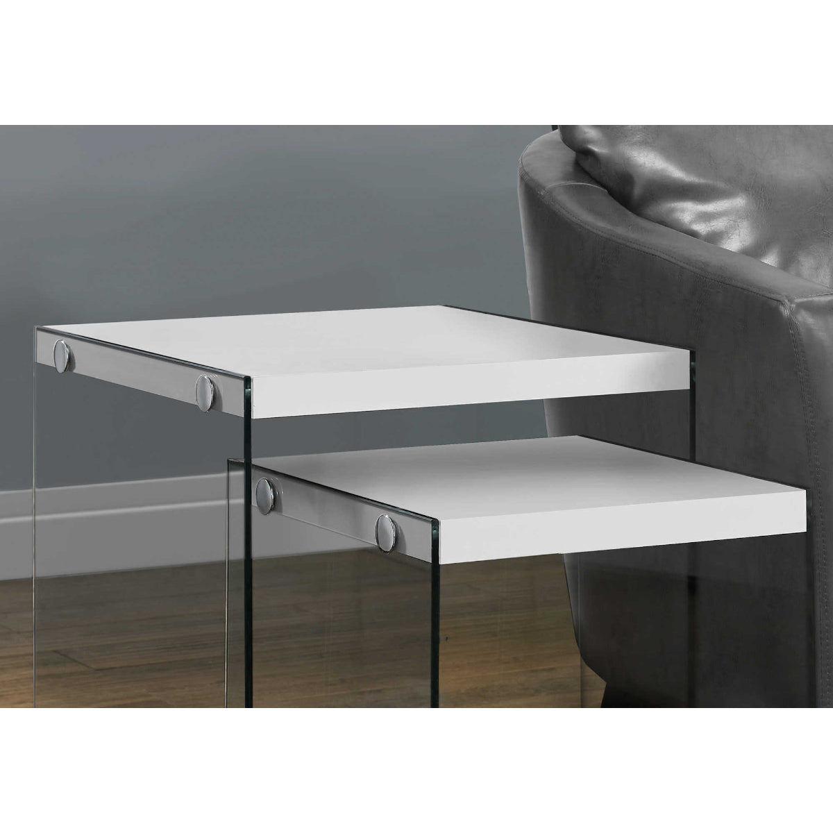 Milo - Nesting Tables - Glossy White