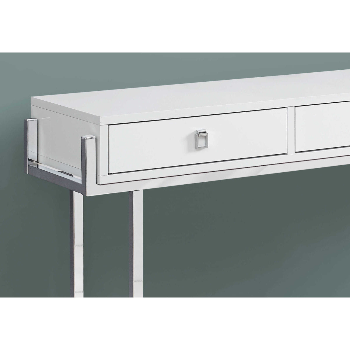 Mathis - Console Table - Glossy White