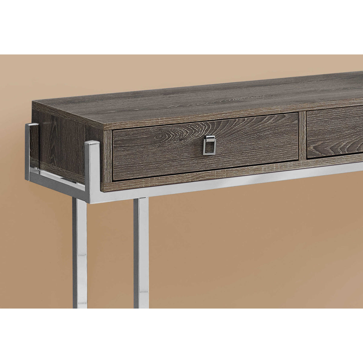 Mathis- Console Table - Dark Taupe
