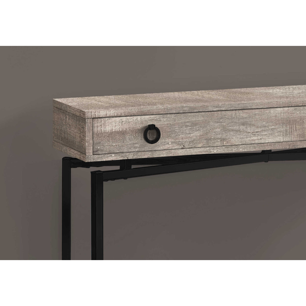 Mathis- Console Table - Taupe Faux Wood