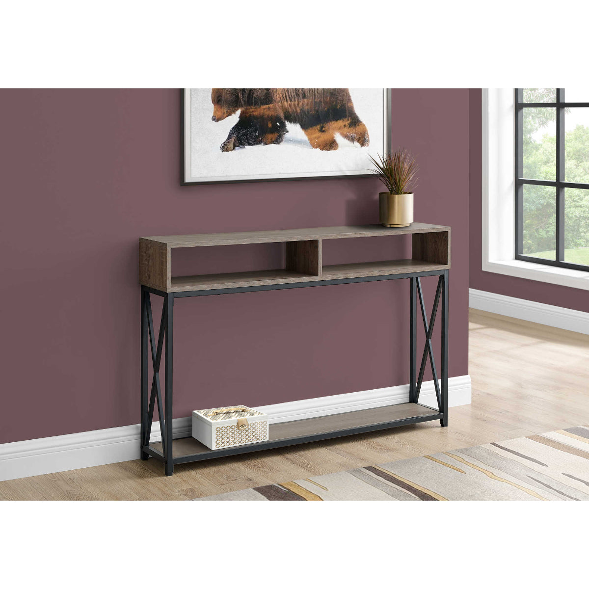 Nathan - Console Table - Taupe