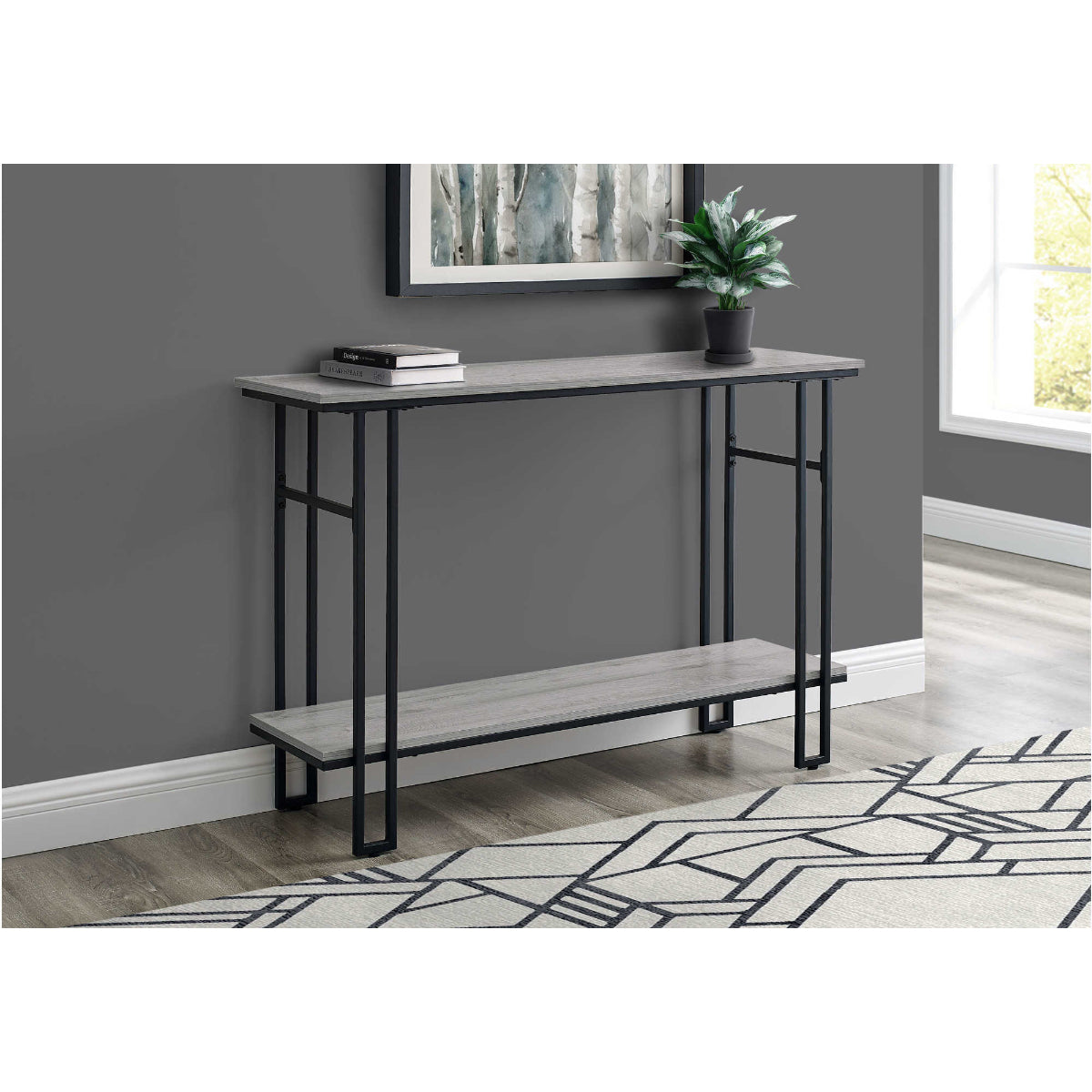 Leandro - Console Table - Grey