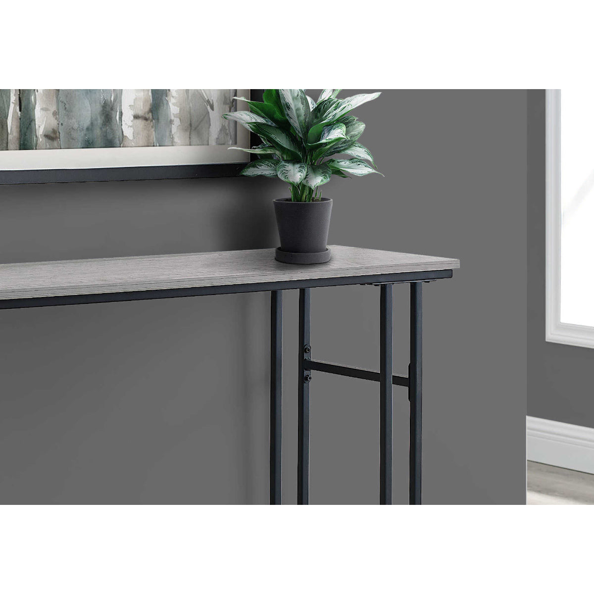 Leandro - Console Table - Grey