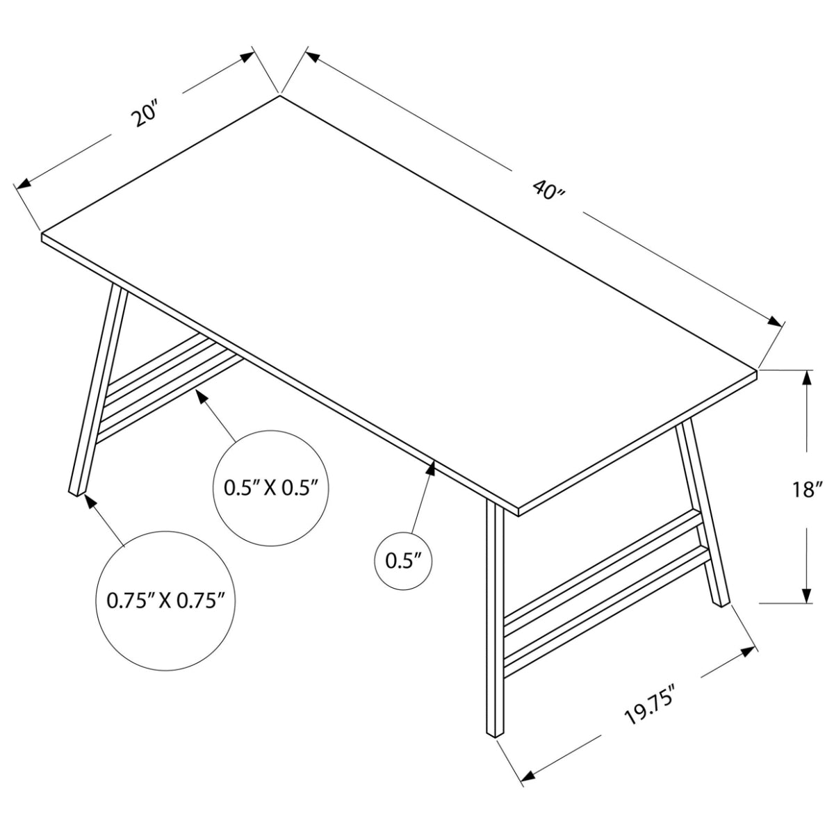 Natalia - Coffee Table - White