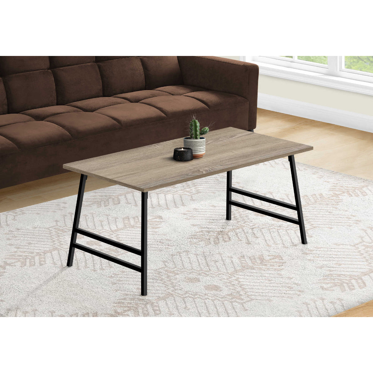 Natalia - Coffee Table - Dark Taupe