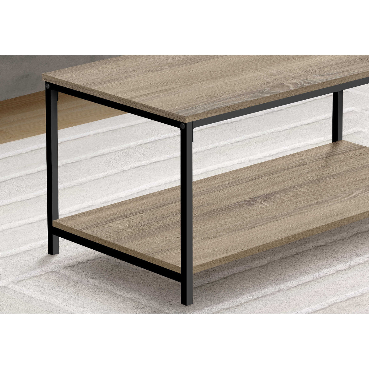 Ezra - Coffee Table - Dark Taupe