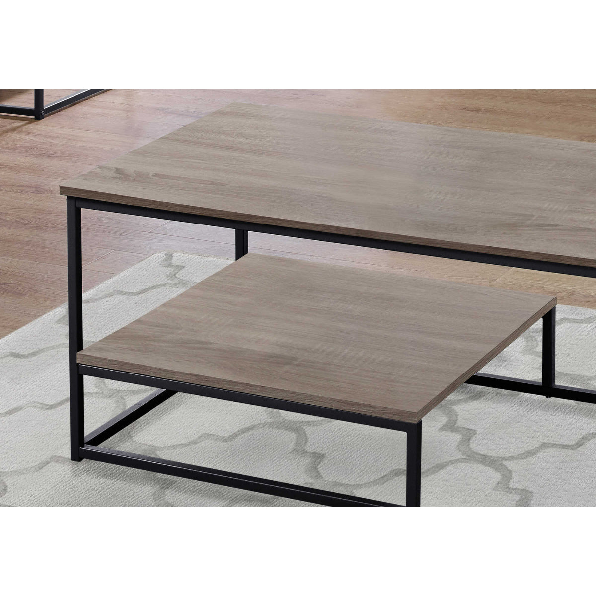 Noah - Coffee Table Set - Dark Taupe