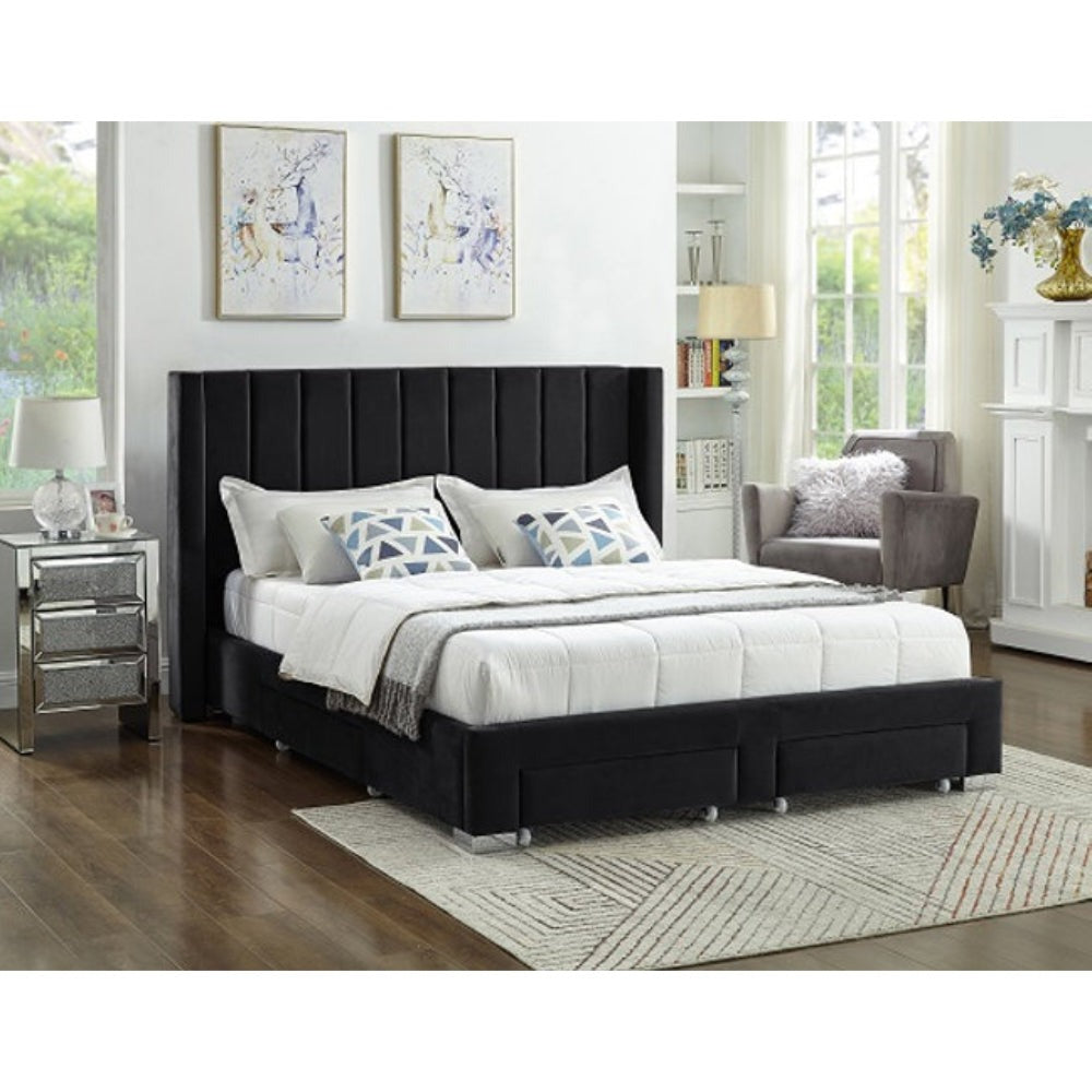 Pascal - Lit King - Velour Noir