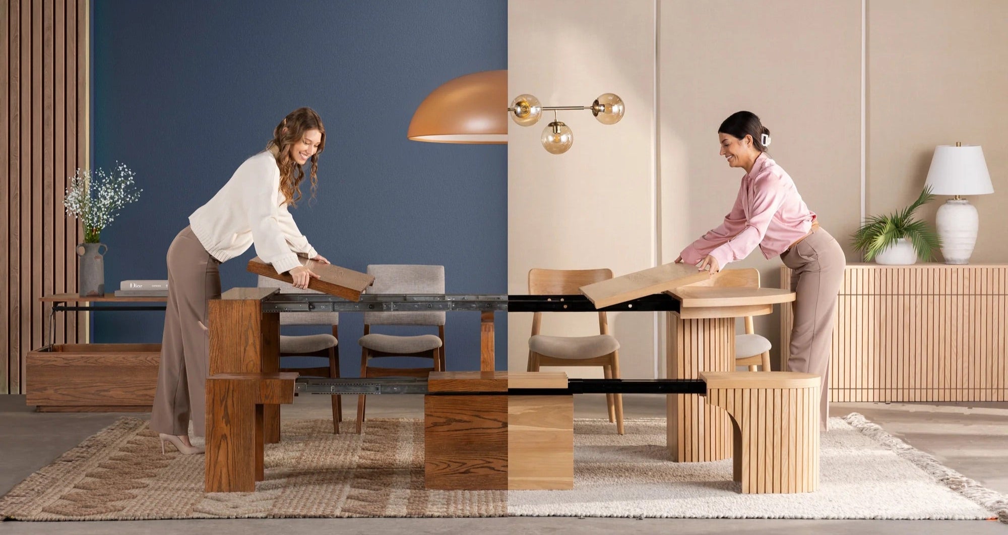 Transformer - Tables et ensembles de salle à manger extensibles