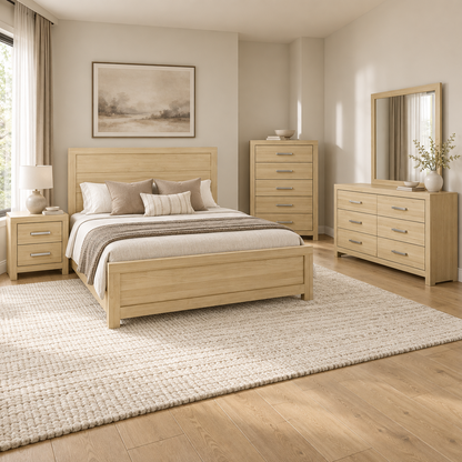 Aurelia - Bedroom Set - Natural Finish