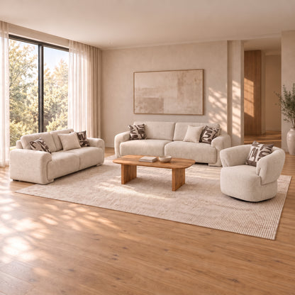 Celine - Sofa - Beige Fabric