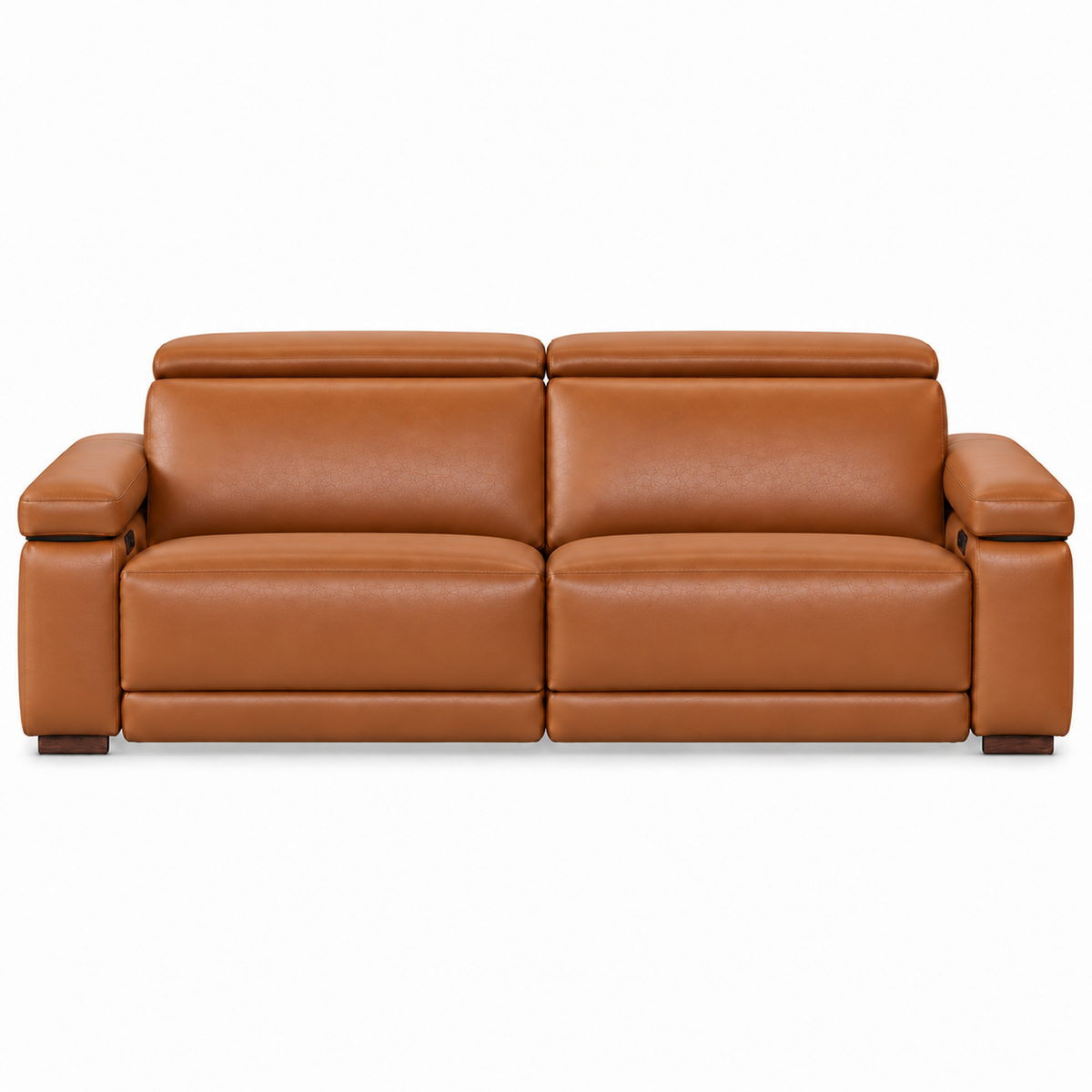 Levanto - Power Reclining Condo Sofa - Genuine Cognac Leather