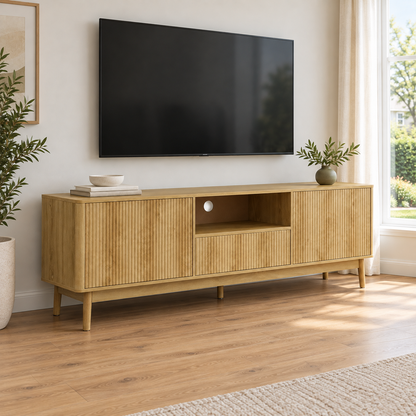 Liam - TV Stand - Walnut - 72 in