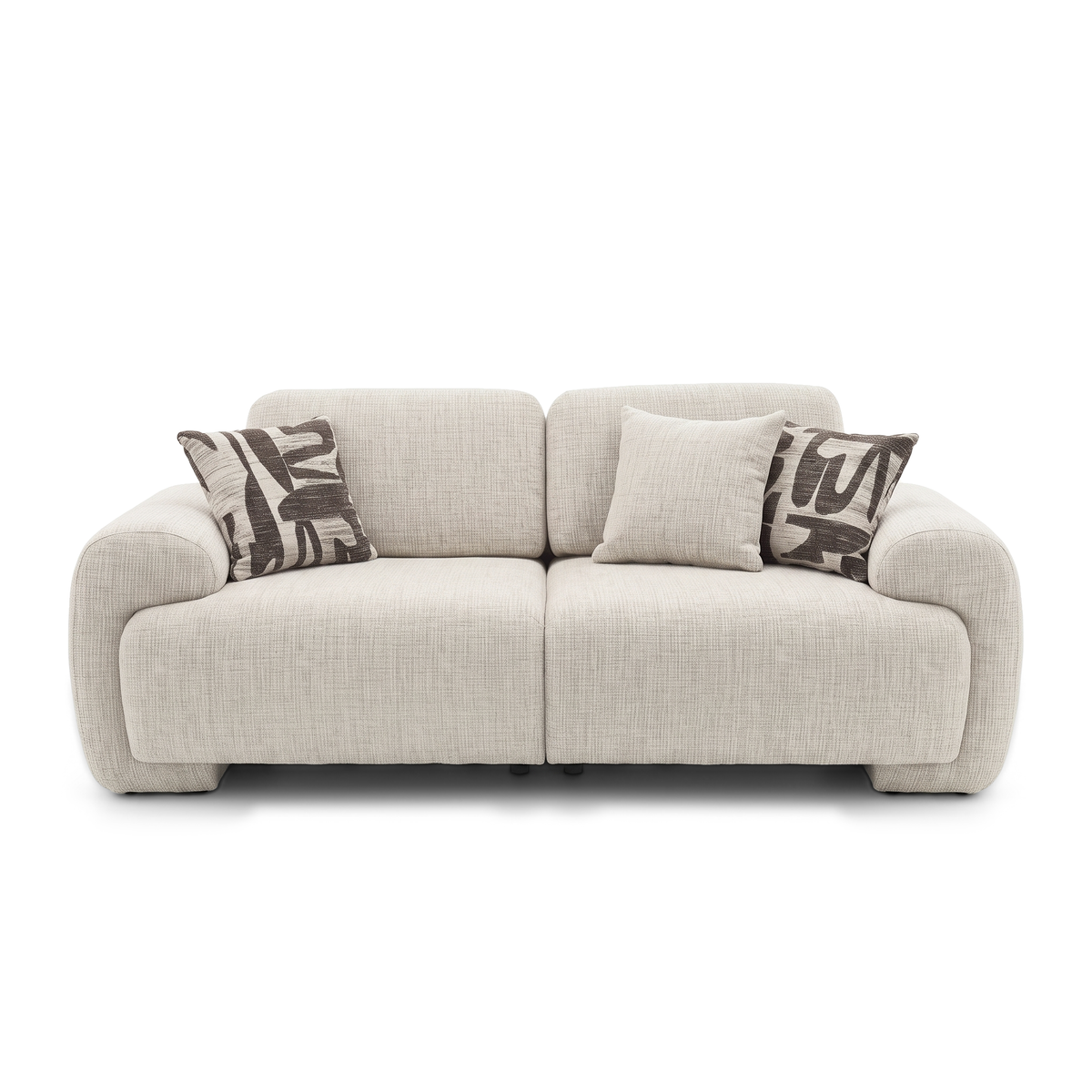 Celine - Loveseat - Beige Fabric