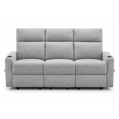 Théo - Sofa Inclinable - Gris Pâle